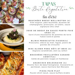 Boîte tapas fin d'été