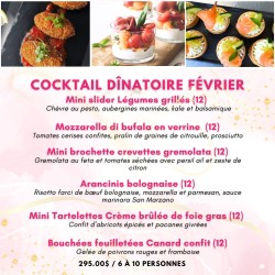Cocktail dînatoire Février