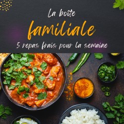   1-a. Boîte familiale - 5 repas frais pour la semaine (23 au 28 février)