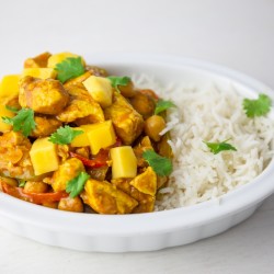 1-a4. menu de la semaine - Poitrine de poulet mangues lime