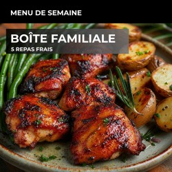 a. Boîte familiale - 5 repas frais (13 au 17 juillet)