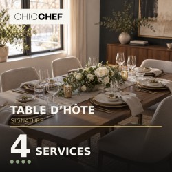 a. Table d'hôte en 4 services