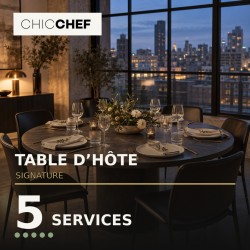 a. Table d'hôte en 5 services