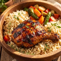 a2. menu de la semaine  - Haut de cuisse poulet (désossé) BBQ