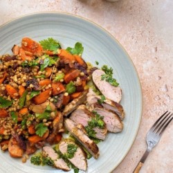 1-a3. Menu de la semaine - Filet de porc grillé chimichurri