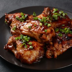 a5. Menu de la semaine - Haut de cuisse de poulet BBQ au bourbon (désossées)
