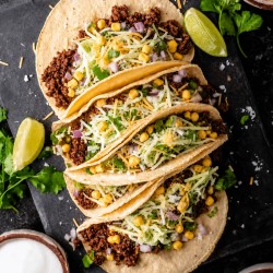 a5. Menu de semaine - Ensemble de tacos au boeuf et riz mexicain