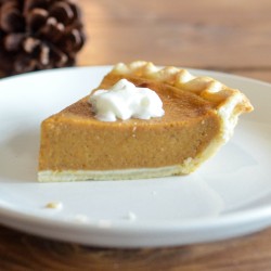 f. Dessert: Tarte au sucre à la crème