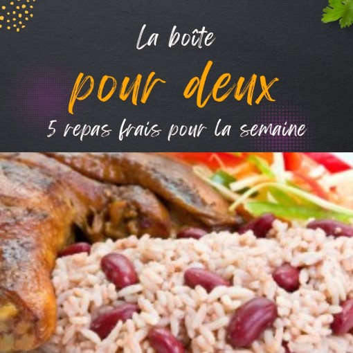   a. Boîte pour deux - 5 repas frais pour la semaine (11 au 16 mai)