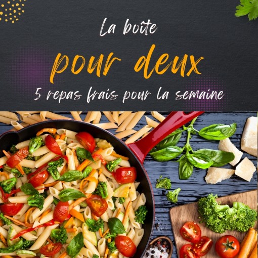   a. Boîte pour deux - 5 repas frais pour la semaine (27 au 1 novembre)