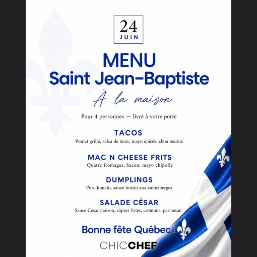 a. a Menu Saint-Jean-Batiste 2026