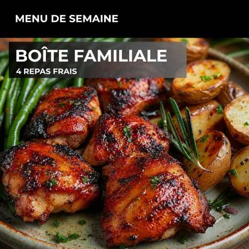 a. Boîte familiale - 4 repas frais (8 au 11 sept)