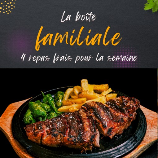 a. Boîte familiale - 4 repas frais pour la semaine (19 au 24 mai)