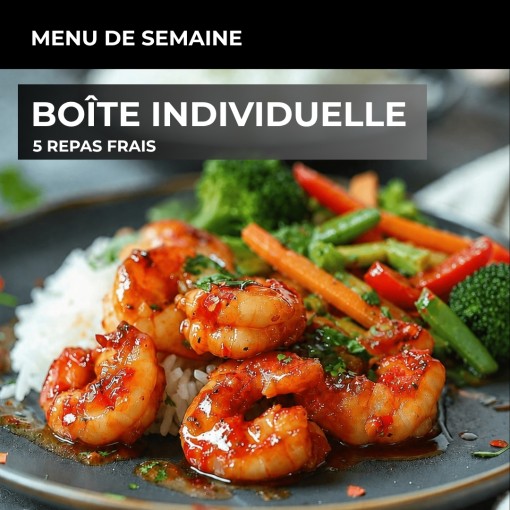 a. Boîte individuelle-écono - 5 repas frais (14 au 18 sept)
