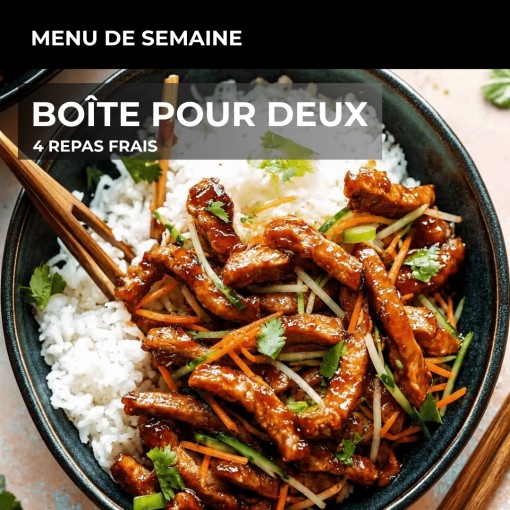 a. Boîte pour deux - 4 repas frais (8 au 11 sept)