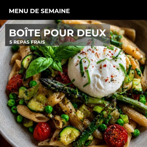 a. Boîte pour deux - 5 repas frais (21 au 25 sept)
