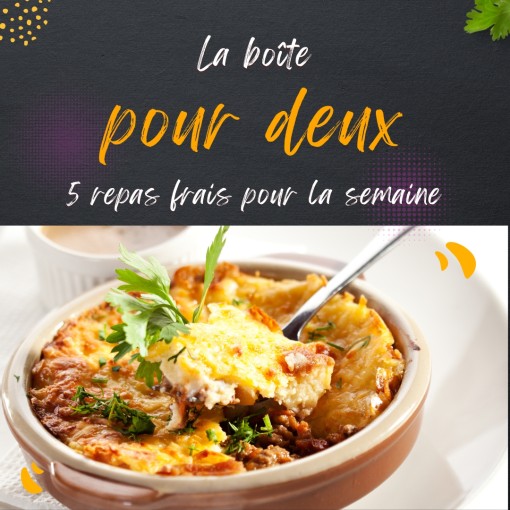 a. Boîte pour deux - 5 repas frais pour la semaine (3 au 5 avril)