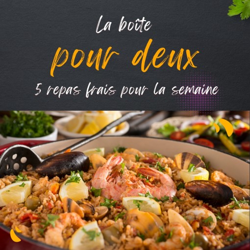 a. Boîte pour deux - 5 repas frais pour la semaine (27 au 29 novembre)