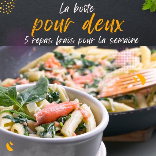 a. Boîte pour deux - 5 repas frais pour la semaine (5 au 7 juin)