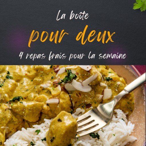 a. Boîte pour deux - 4 repas frais pour la semaine (13 au 18 octobre)