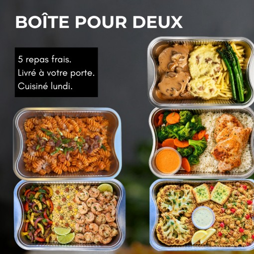 a. Boîte pour deux - 5 repas frais pour la semaine (15 au 20 juin)