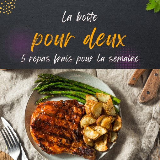 a. Boîte pour deux - 5 repas frais pour la semaine (15 au 20 septembre)