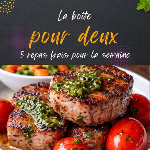 a. Boîte pour deux - 5 repas frais pour la semaine (20 au 25 avril)