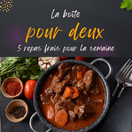a. Boîte pour deux - 5 repas frais pour la semaine (26 au 31 janvier)