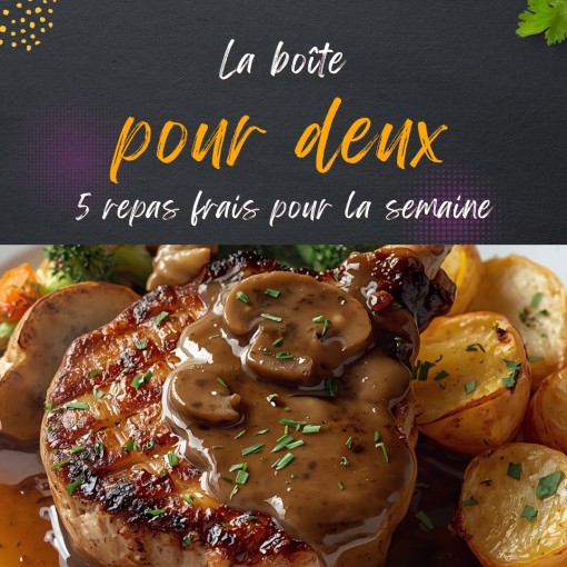 a. Boîte pour deux - 5 repas frais pour la semaine (4 au 9 mai)