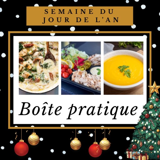 A. Boîte pratique du jour de l'An ( 29, 30 et 31 décembre)