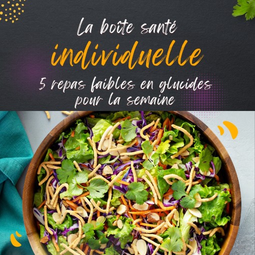 a. Boîte santé individuelle - 5 repas frais (5 au 7 juin)