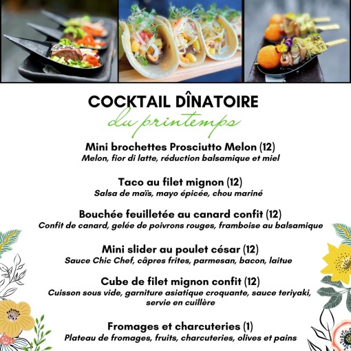 A. Cocktail dînatoire du printemps