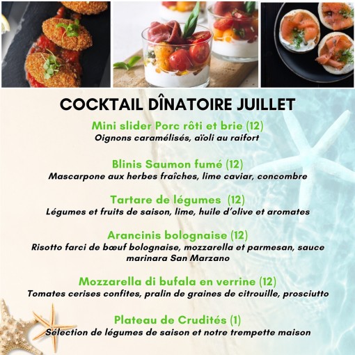 a. Cocktail dînatoire juillet