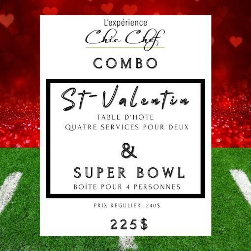 a. Combo St-Valentin & Super Bowl 2023