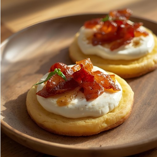 A. Noël: Blinis festif à la poire