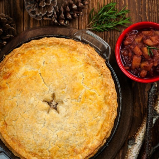 A. Noël: Tourtière chic chef au veau et pommes de terres sucrées (congelé)