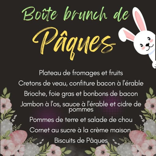 a1. Brunch de Pâques - Boîte familiale