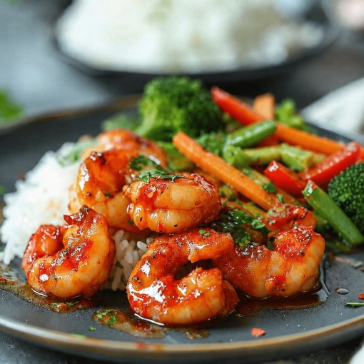 A1. menu de la semaine - Crevettes sweet chili thaï