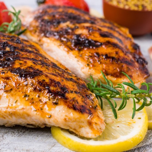 a4. menu de semaine - Poitrine de poulet à la grecque et tzatziki