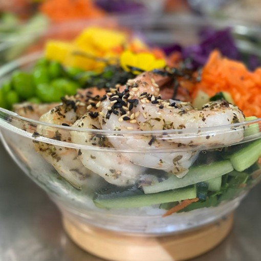 a1. Menu de semaine - Poké crevettes grillées