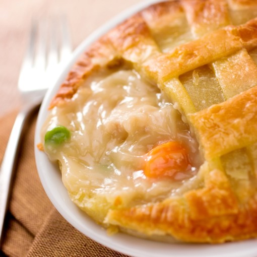 a4. menu de la semaine - Pâté au poulet Alfredo