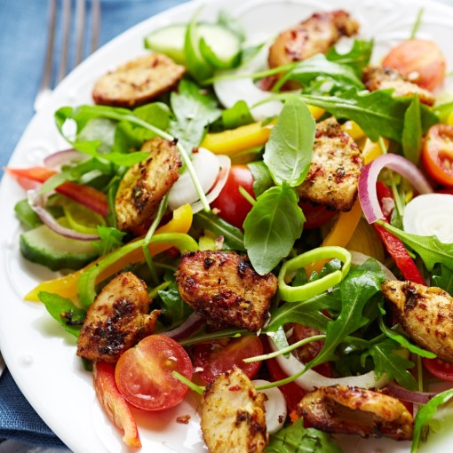 a1. Menu de la semaine - Salade shish taouk revisitée