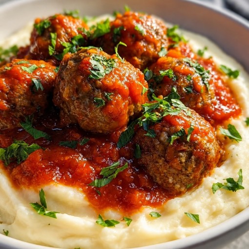 a4. Menu de la semaine - Boulettes Maison, Sauce San Marzano