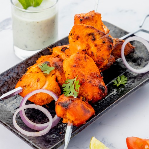 a2. menu de la semaine - Brochettes de poulet, buffalo-érable