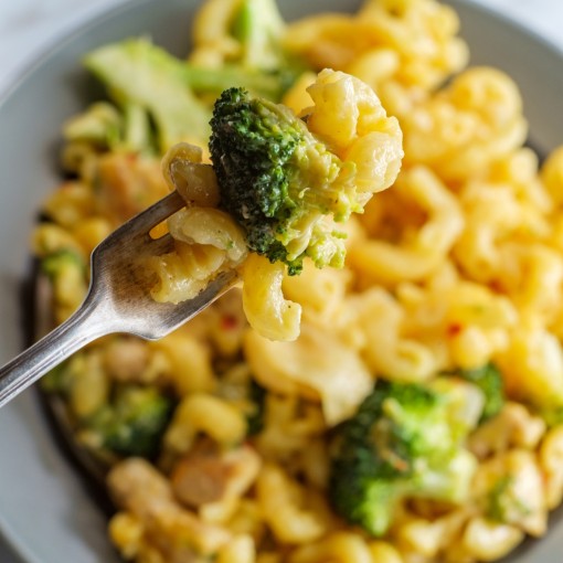 a4. Menu de semaine - Mac n cheese fromage et brocolis
