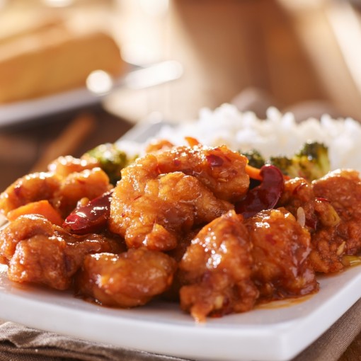a4. menu de la semaine - Poulet général tao (non frit)