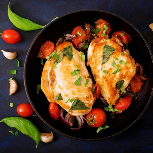 a5. Menu de la semaine - Poitrine de poulet grillée à la méditerranéenne