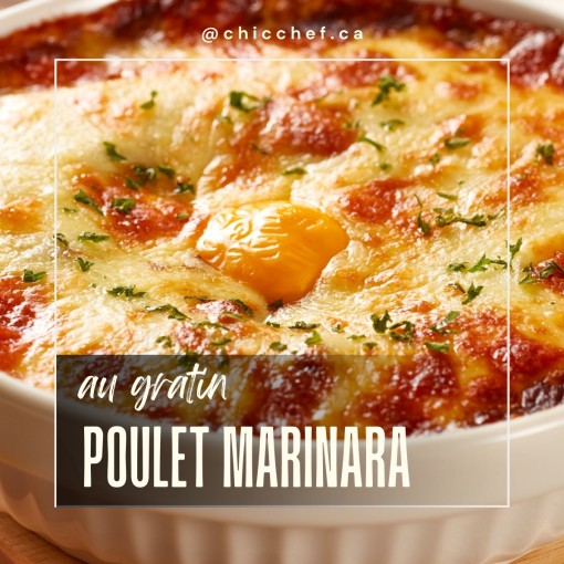 a5. menu de la semaine: Poulet marinara gratiné