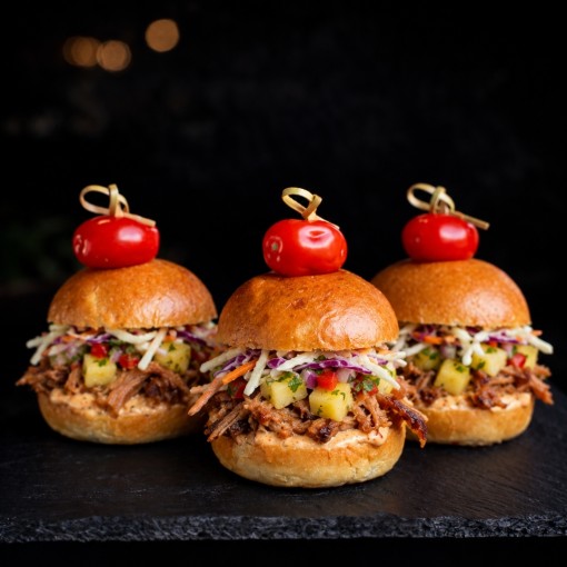 b. Boîte mini burger