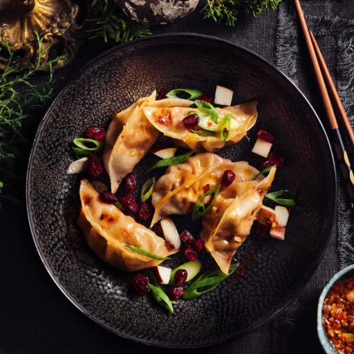 B. Bouchée - Dumpling porc & kimchi coréen